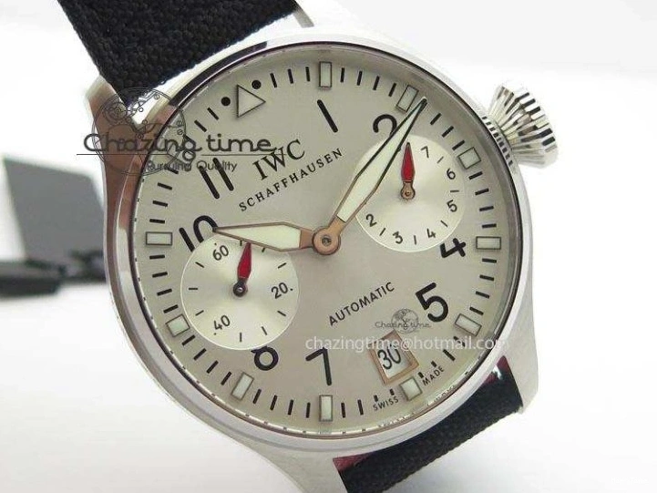 MIROTIME 0225 Big Pilot Real PR IW500432 DFB Limited Edition ZF 1:1 Best Edition On Black Nylon Strap A Fashionable 7276